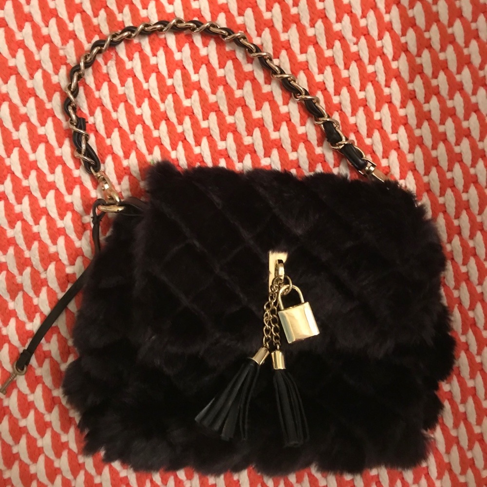 Bueno fur clutch with chain